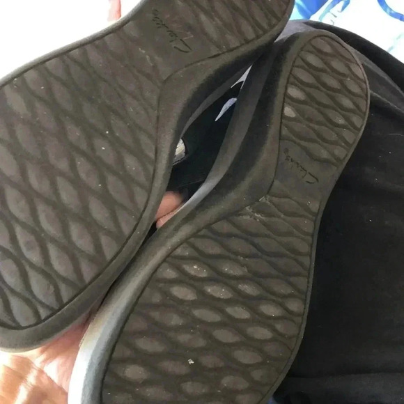 Clarks Cloud-stepper Black Strap Velcro - Picture 5 of 5